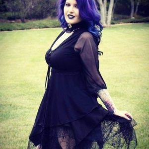 Dare to Wear 3X Black Bewitched Top